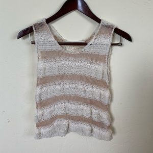 Striped See-Through Tank